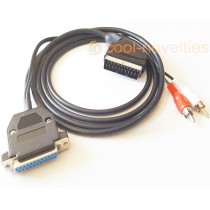 Commodore Amiga RGB Scart Audio / Video Cable