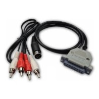 Commodore Amiga to Commodore 1084S-D RGB Monitor Cable (6 pin DIN)