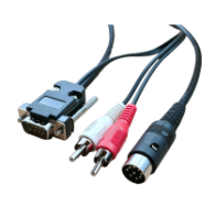 C64 Ultimate 64 & Elite Board to Philips CM8833 Mk2, Commodore 1084S